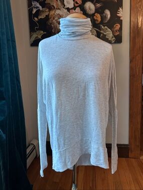 Madison & Berkeley Light Gray Turtleneck Sweater
